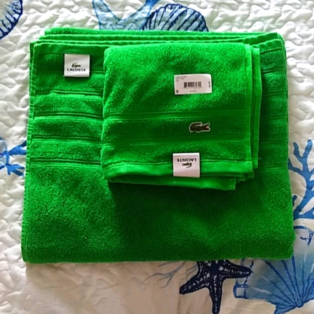 Lacoste Bath & Hand Towel